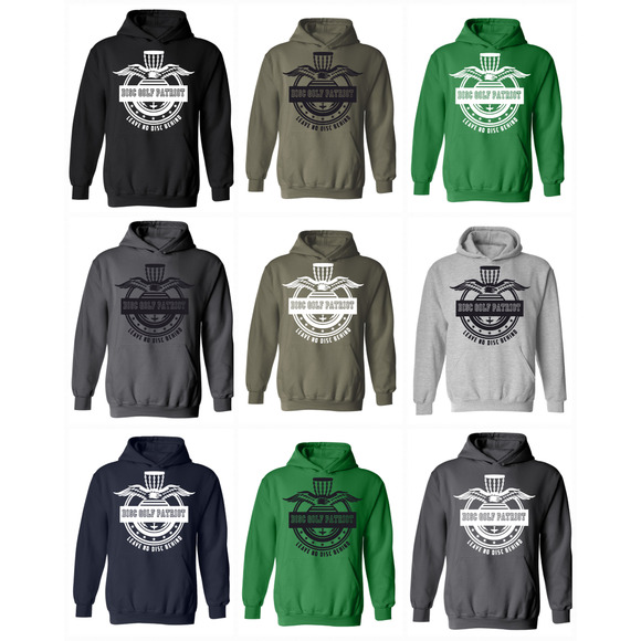 Disc Golf Hoodie Discgolf PATRIOT Discgolfer Discgolfing Sweatshirt - Picture 2 of 10